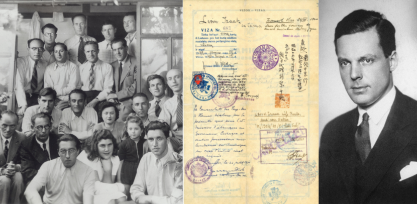 Jan Zwartendijk and one of the visas issued