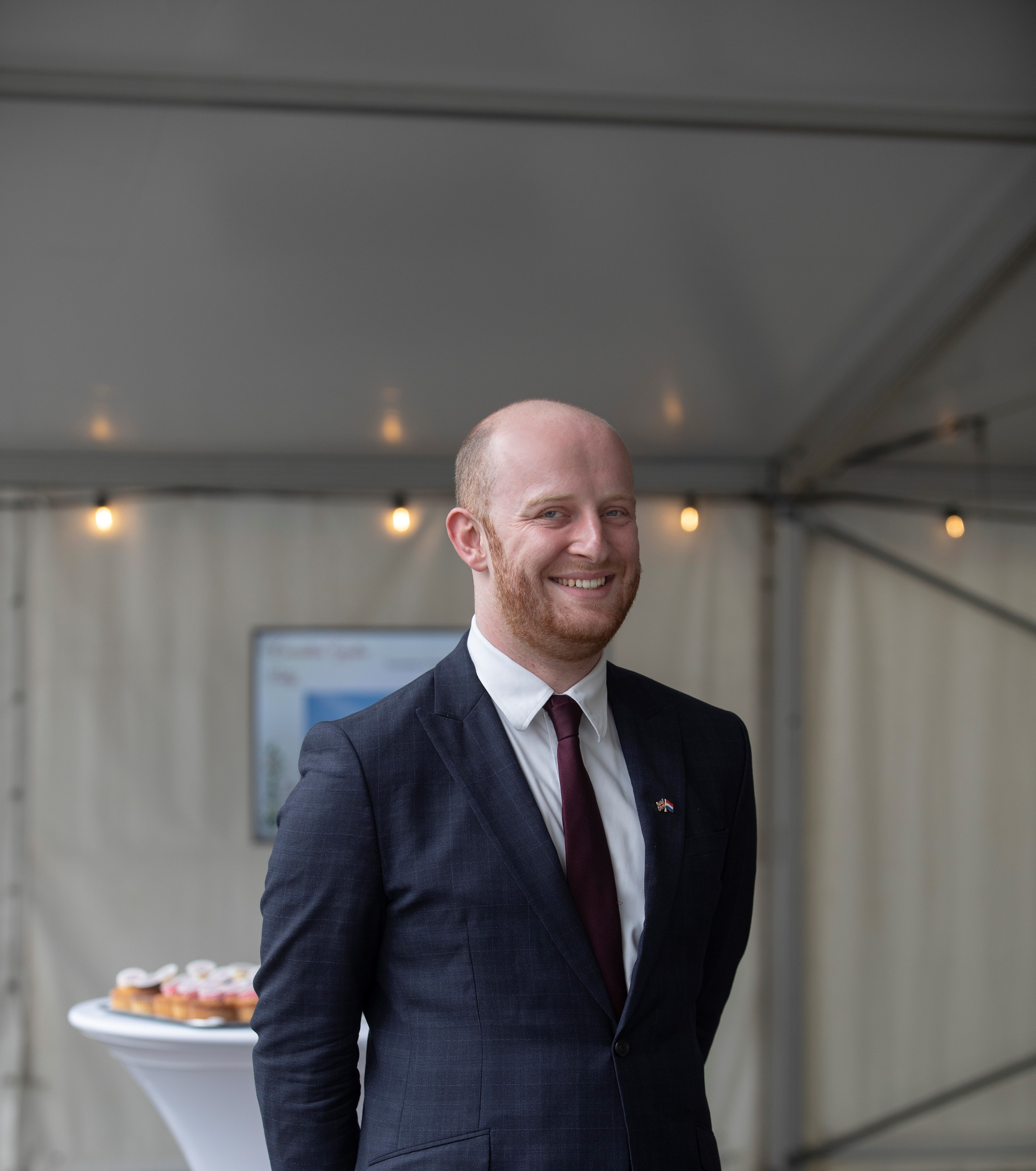 James Allan, Press Officer and Senior Communications Officer at the British Embassy in the Netherlands