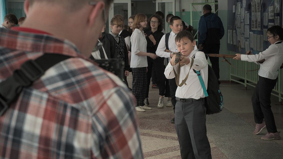 Screenshot from the documentary Mr Nobody Against Putin