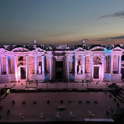 Image of theatre of Hierapolis in Pamukkale