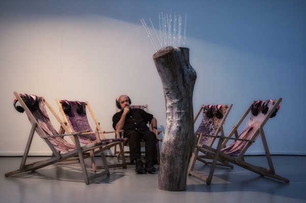 Image of chairs and tree