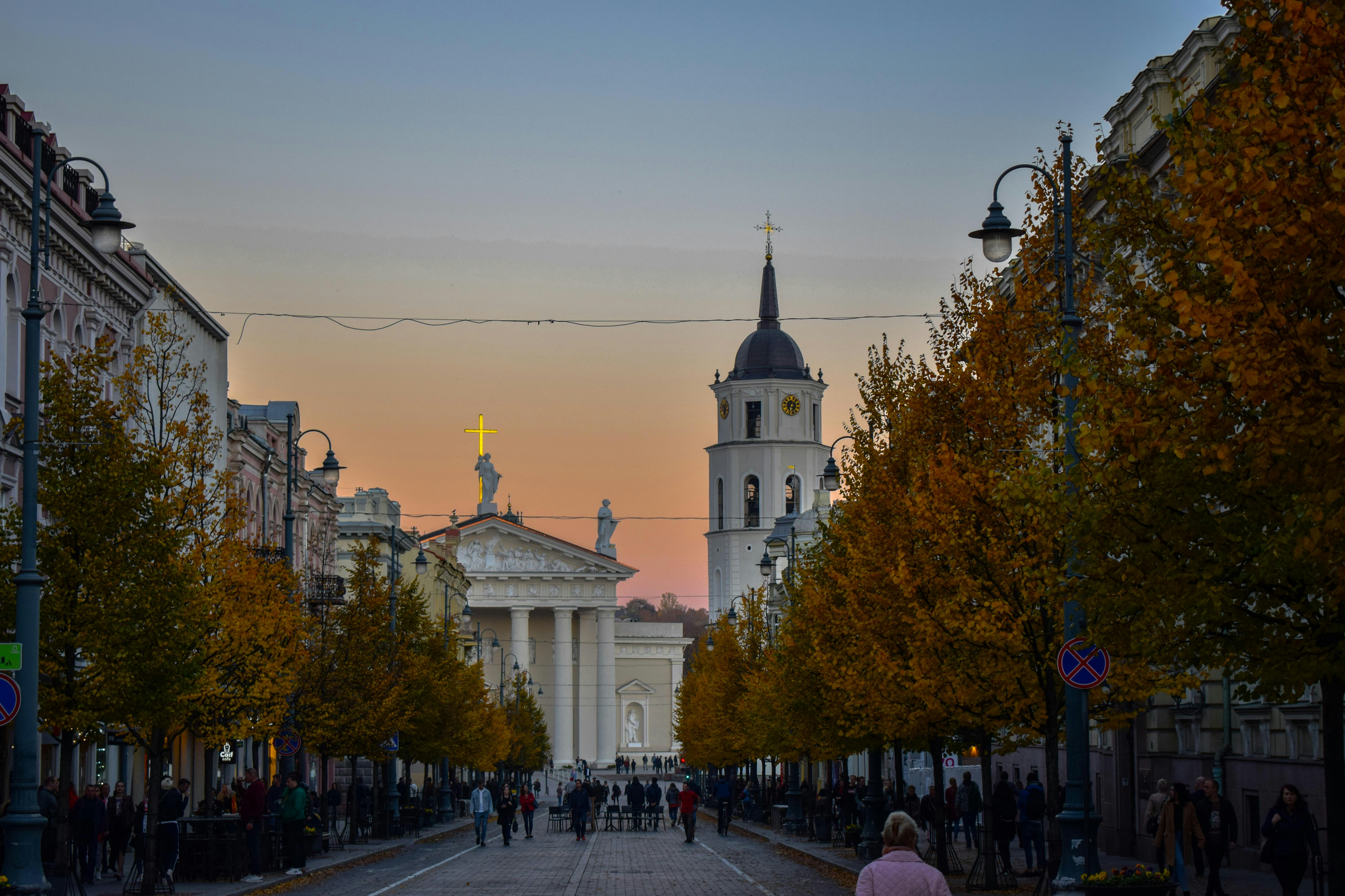 A street in Vilnius