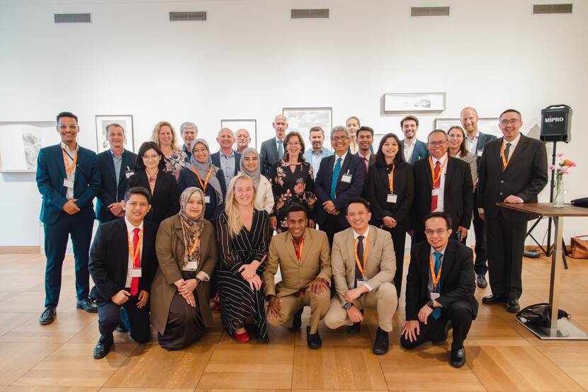 Indonesian delegations in the Netherlands during a five-day program focused on smart and sustainable aviation