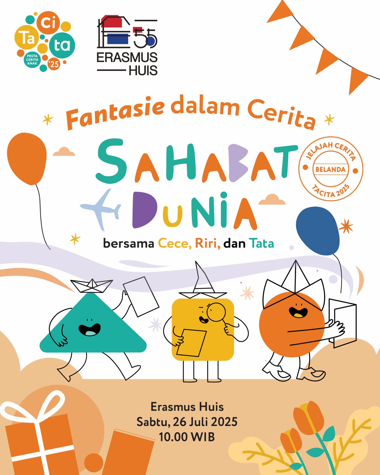 Flyer TaCita: Fantasie dalam Cerita