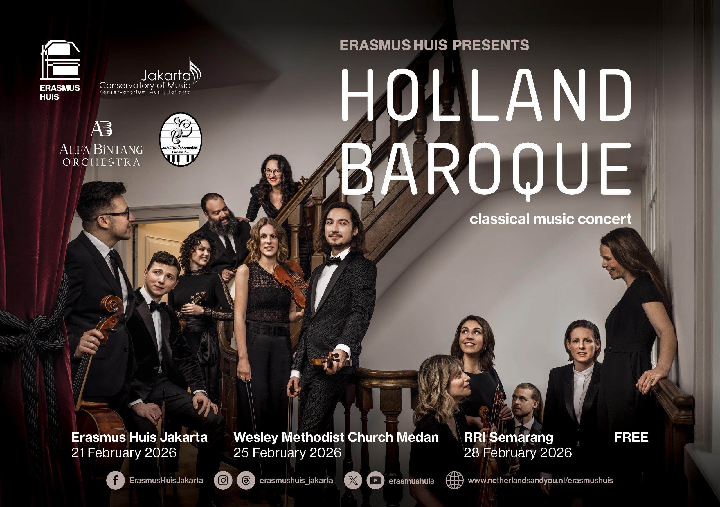 Flyer of Holland Baroque