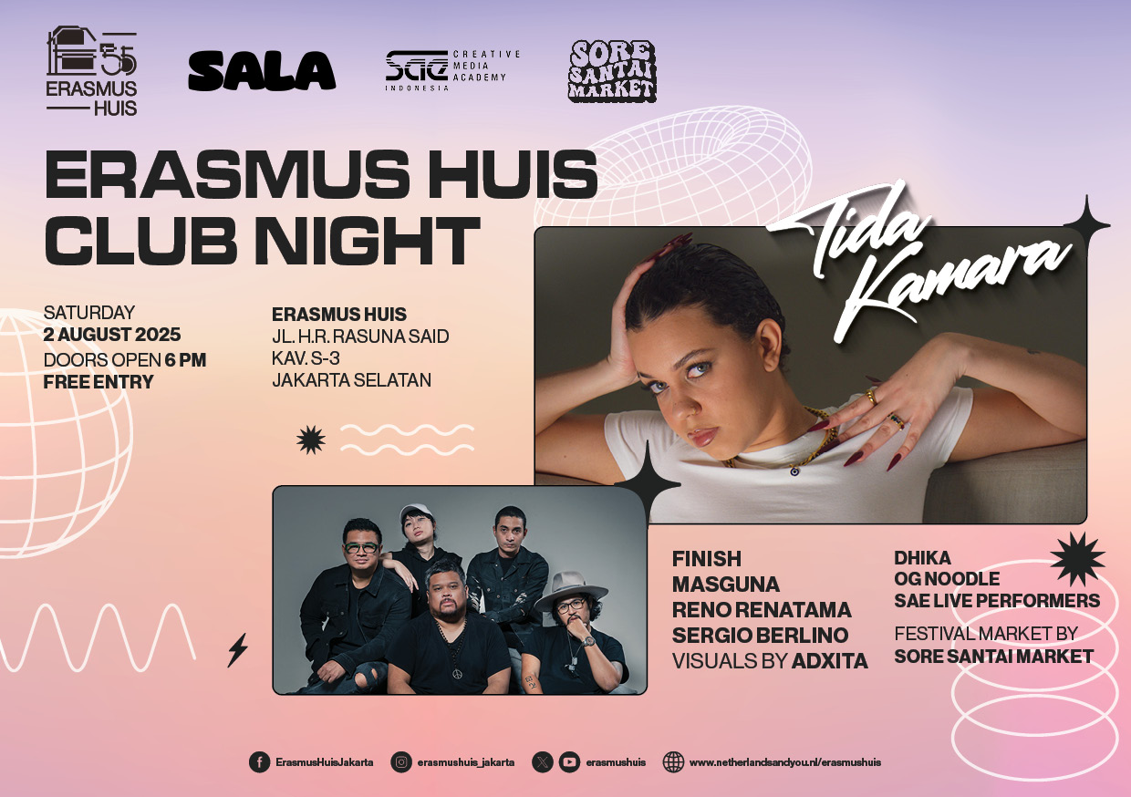 Flyer Erasmus Huis Club Night