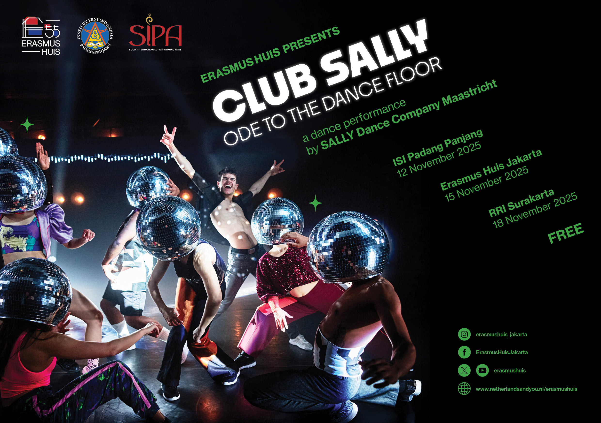 Flyer CLUB SALLY: Ode to the Dance Floor by SALLY Dance Company Maastricht