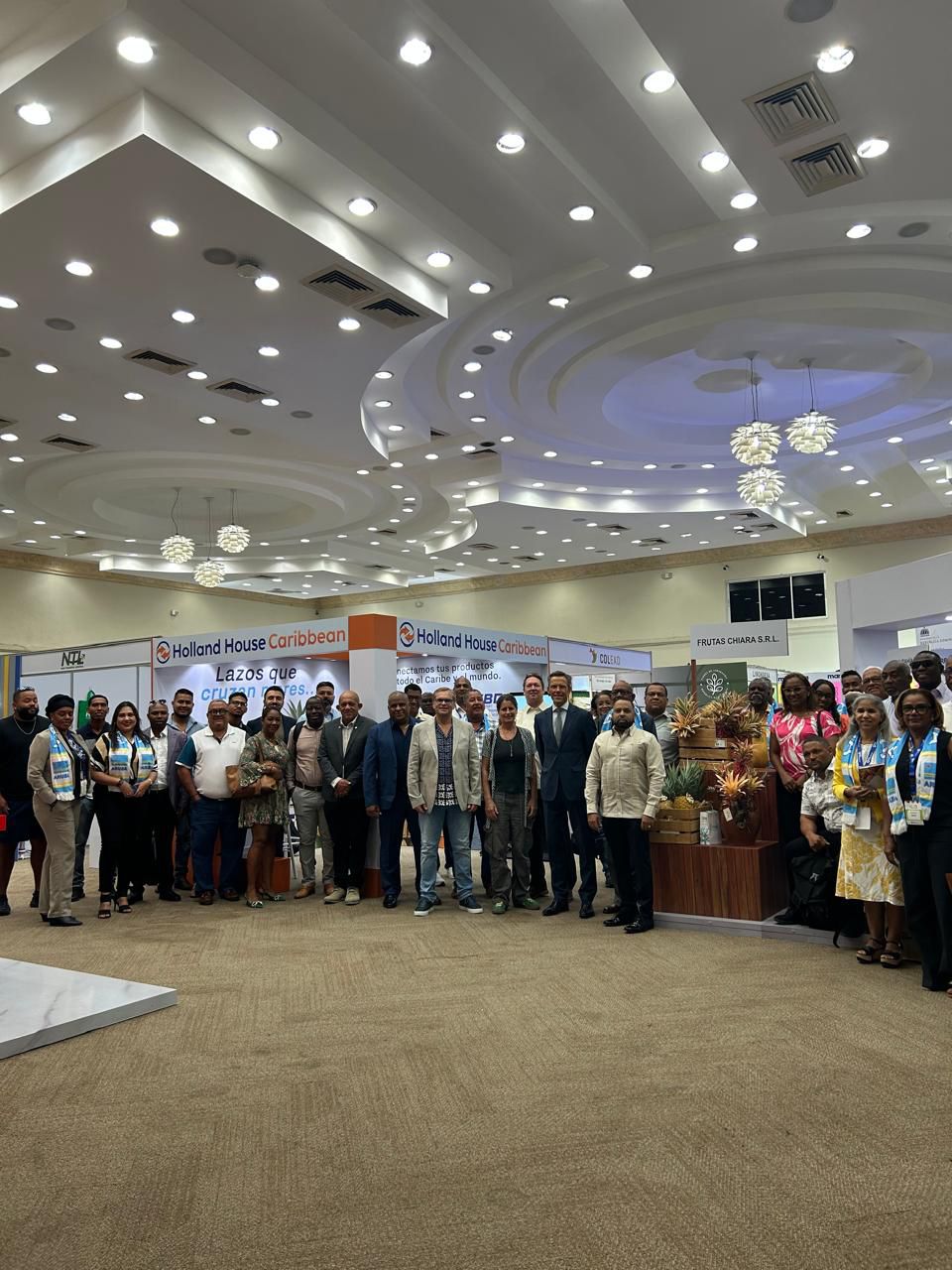 Delegation of 80 representantives from the Kingdom of the Netherlands in the Dominican Republic