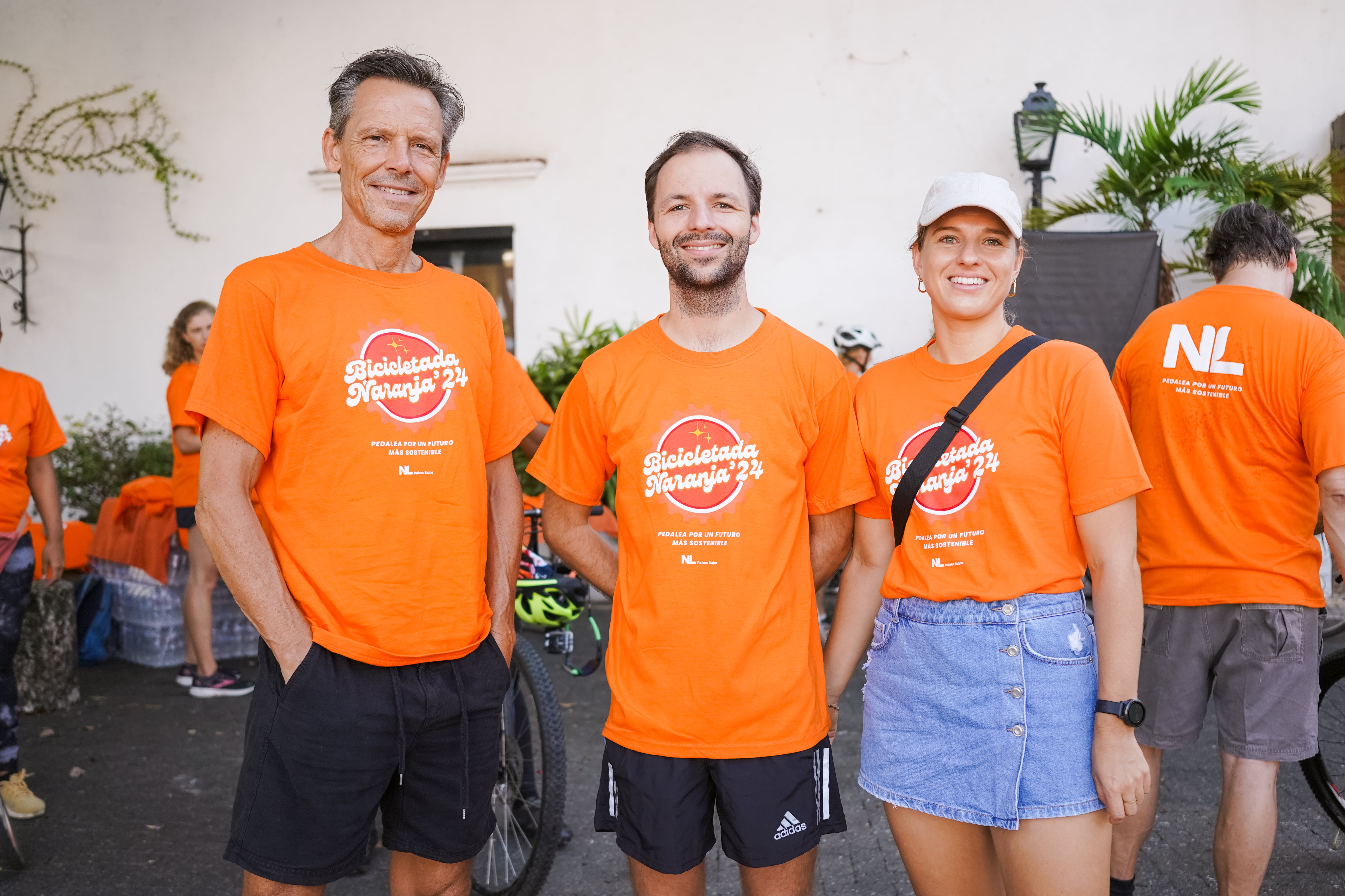 S.E Frank Keurhorst, Embajador del Reino de los Paises Bajos, Jelle Wolbrink y Anouk Truin