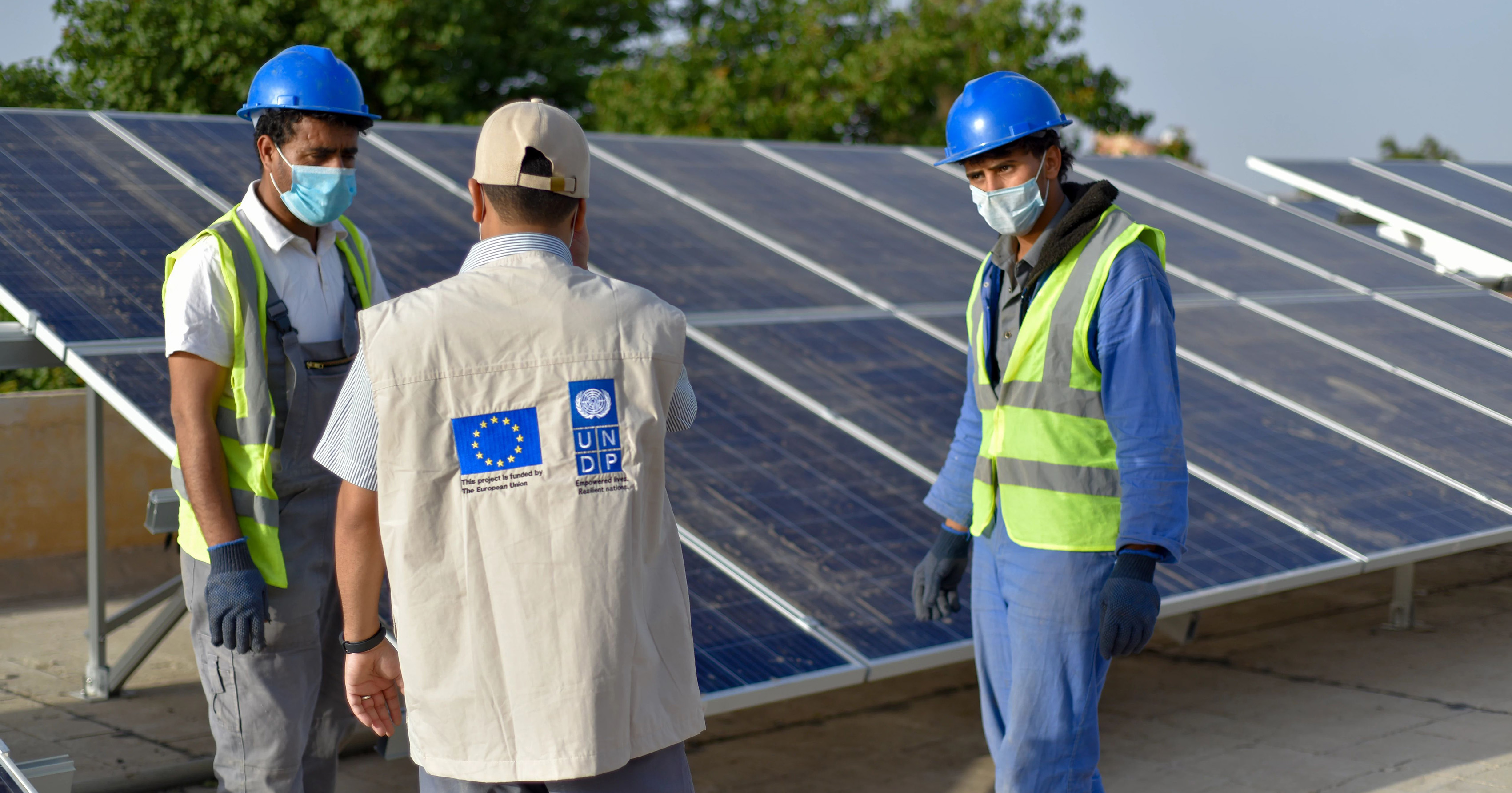 Solar energy panels to to strengthen the community resilience in Yemen