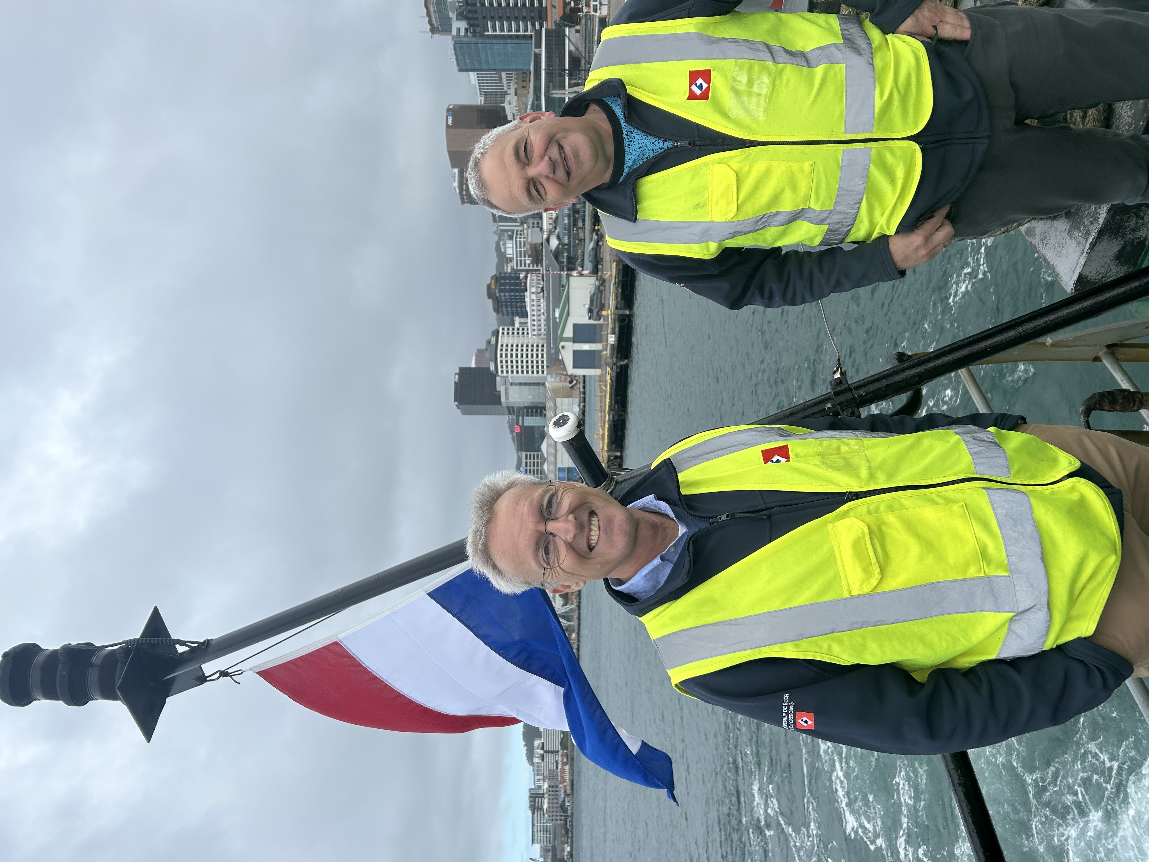 Eugene Olgers and Ron Heijkoop from Dutch Dredging