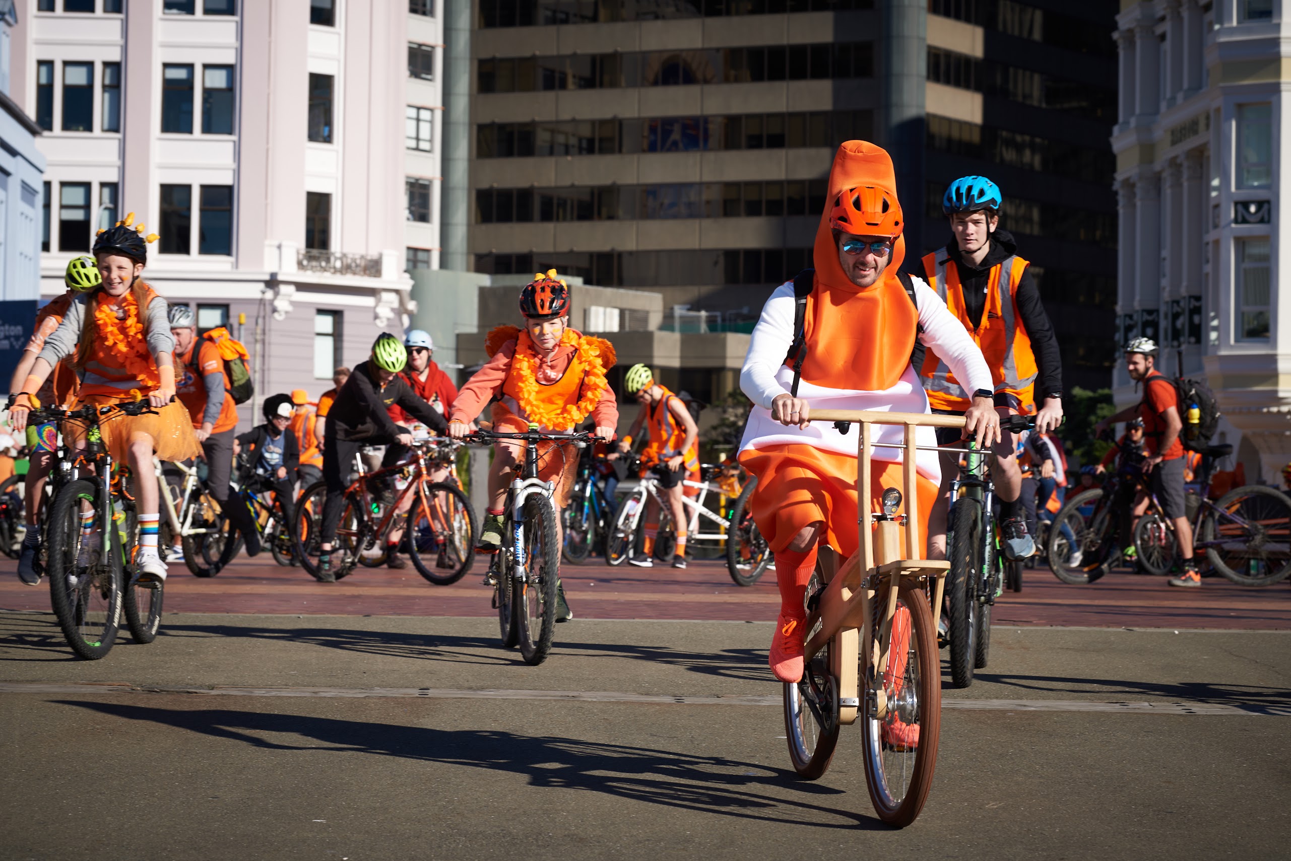 Orange Bike Ride Wellington