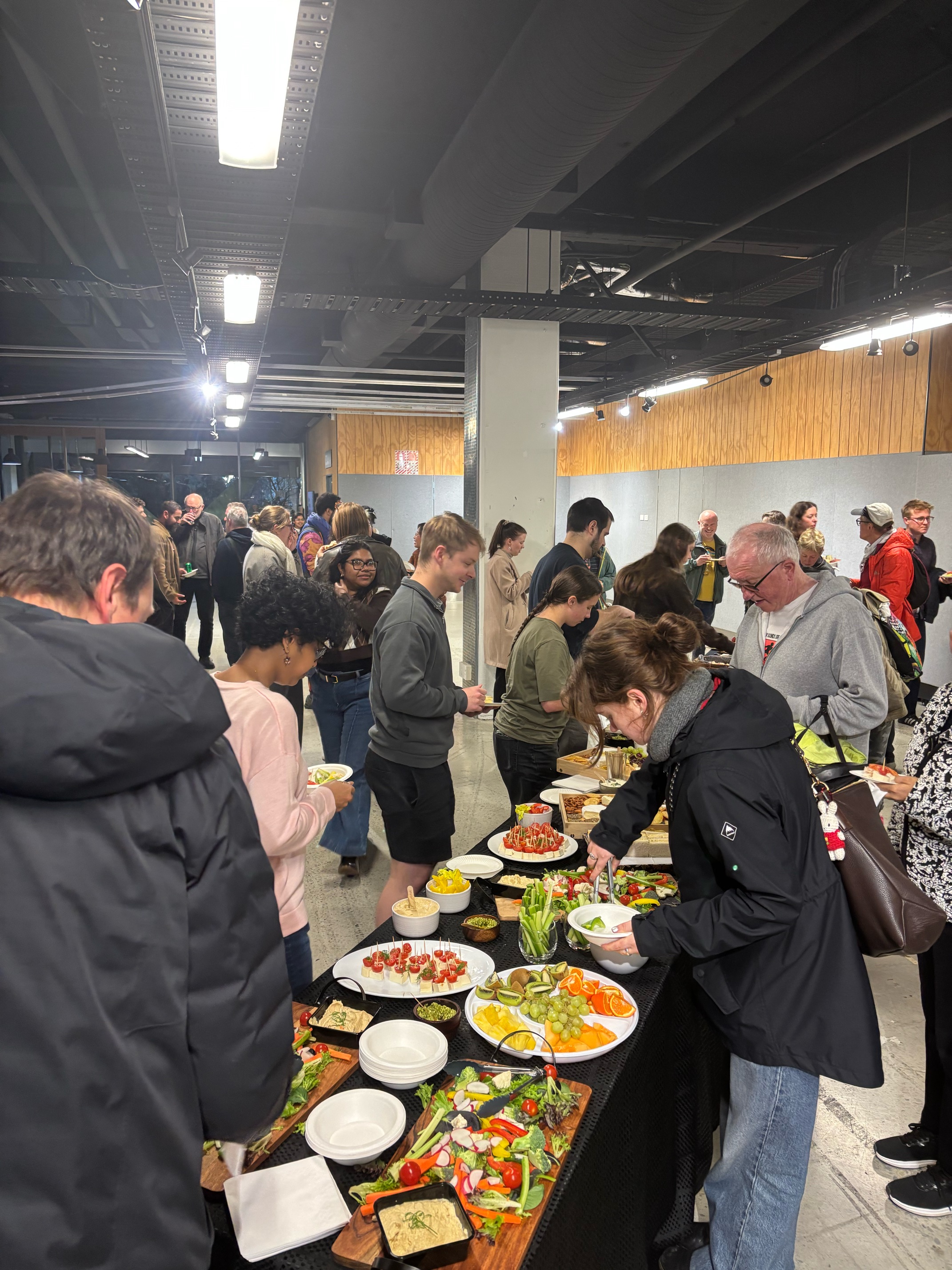 network reception before the lecture