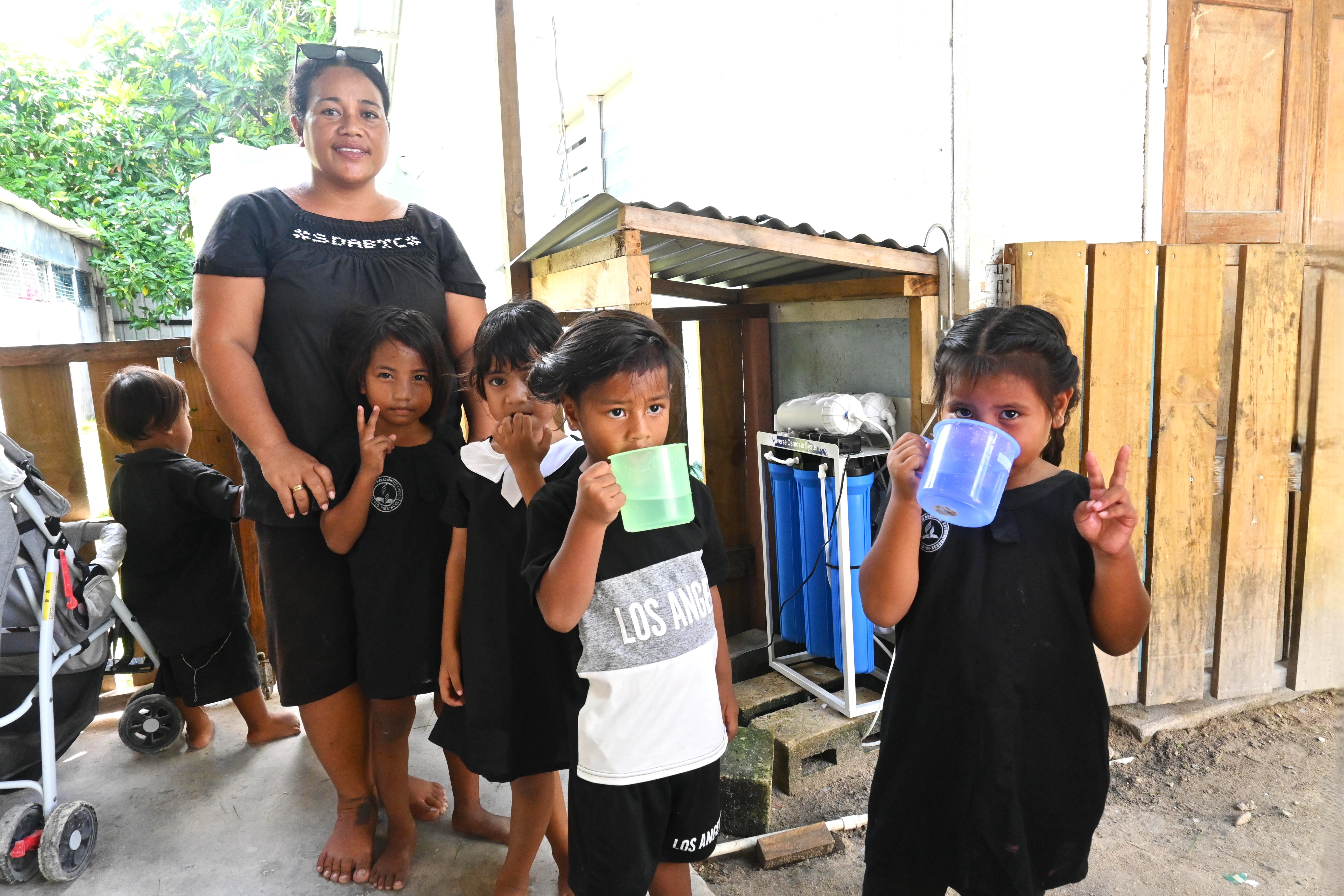 The water system at SDA Betio Preschool