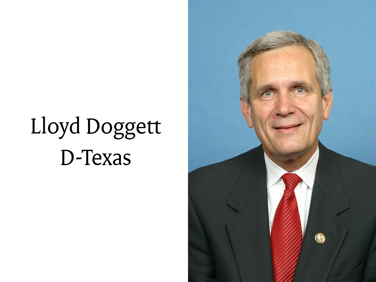 Portrait of Representative Lloyd Doggett