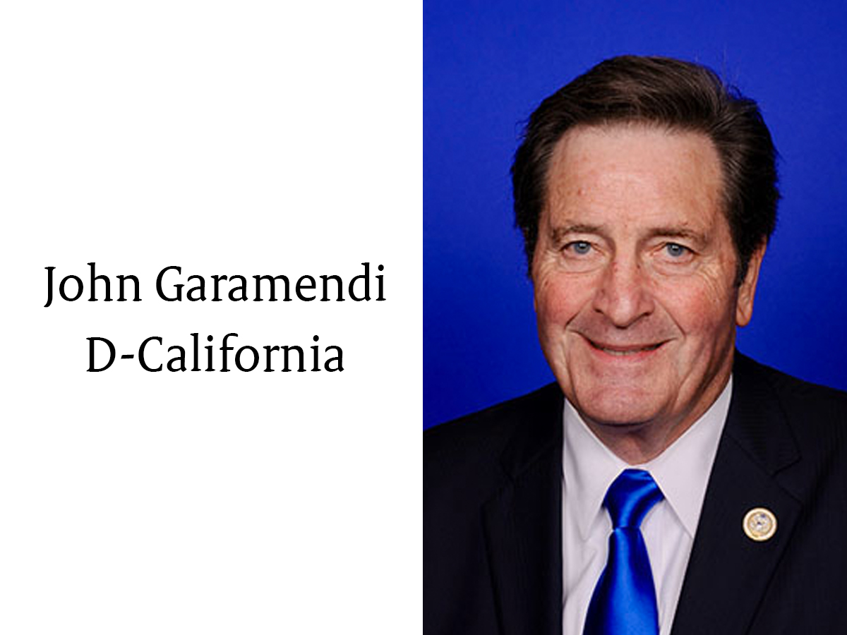 Portrait of Representative John Garamendi