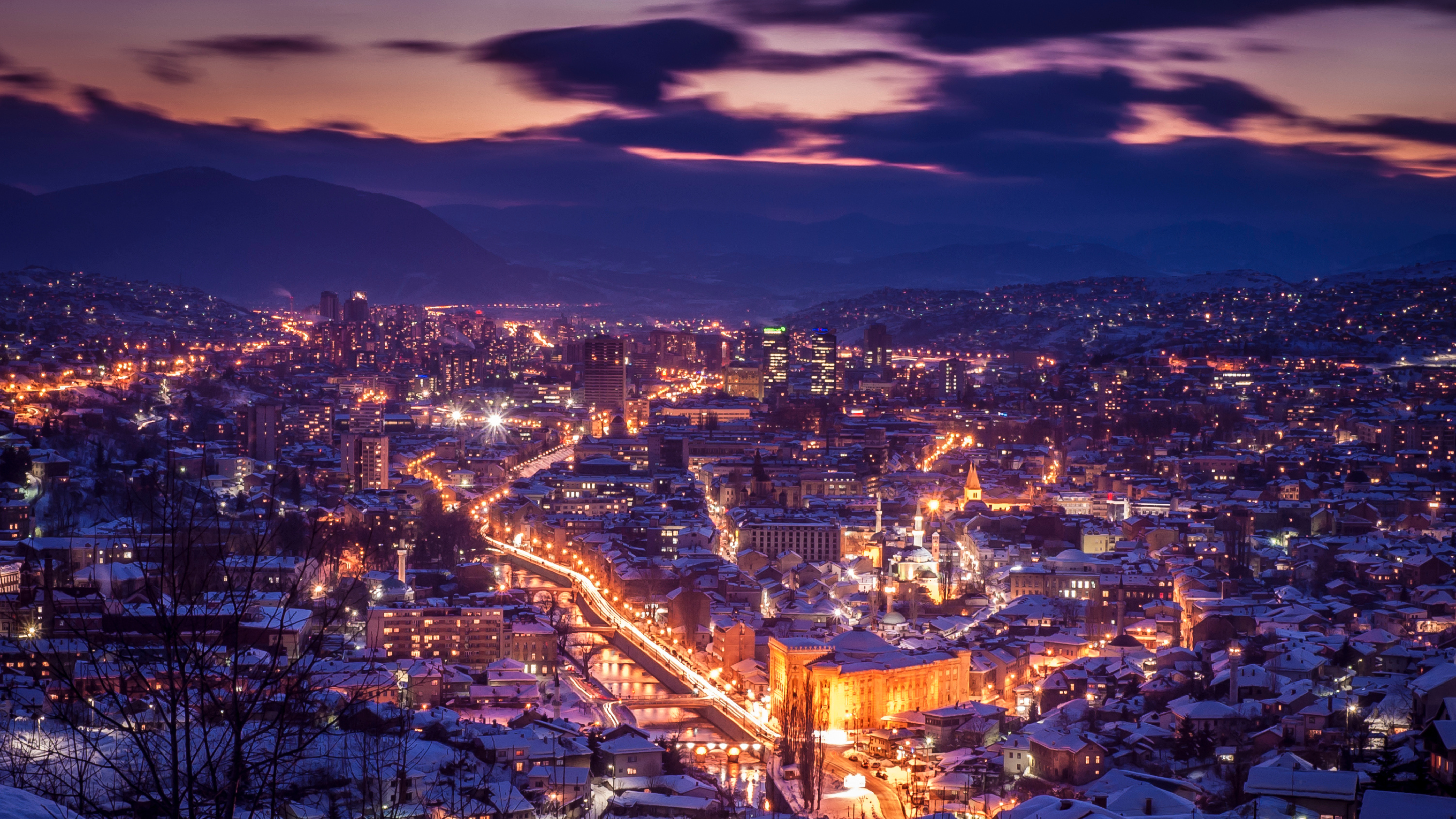 Sarajevo at Night