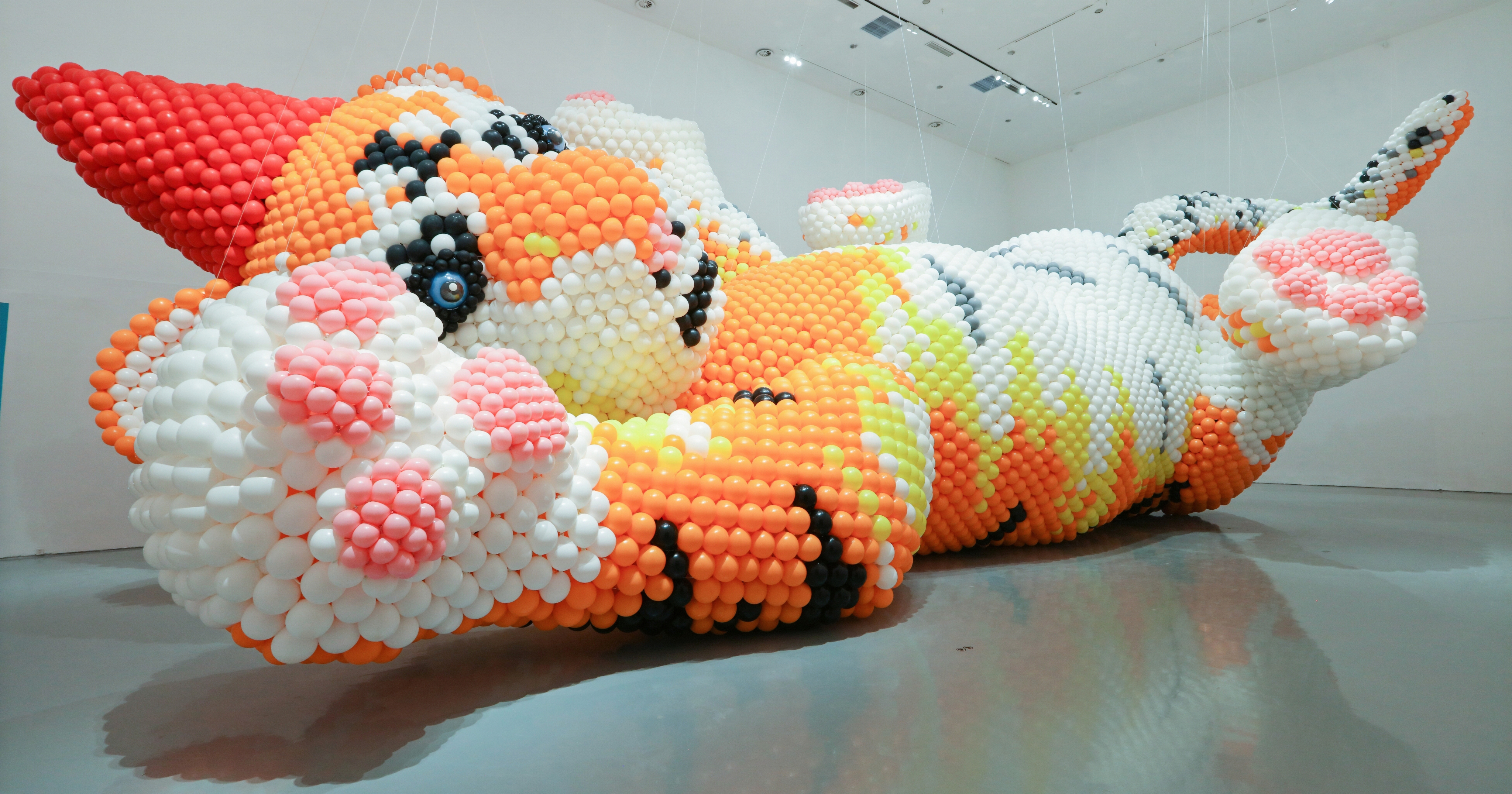 Exhibition by Dutch artist Florentijn Hofman in Today Art Museum in Bejing