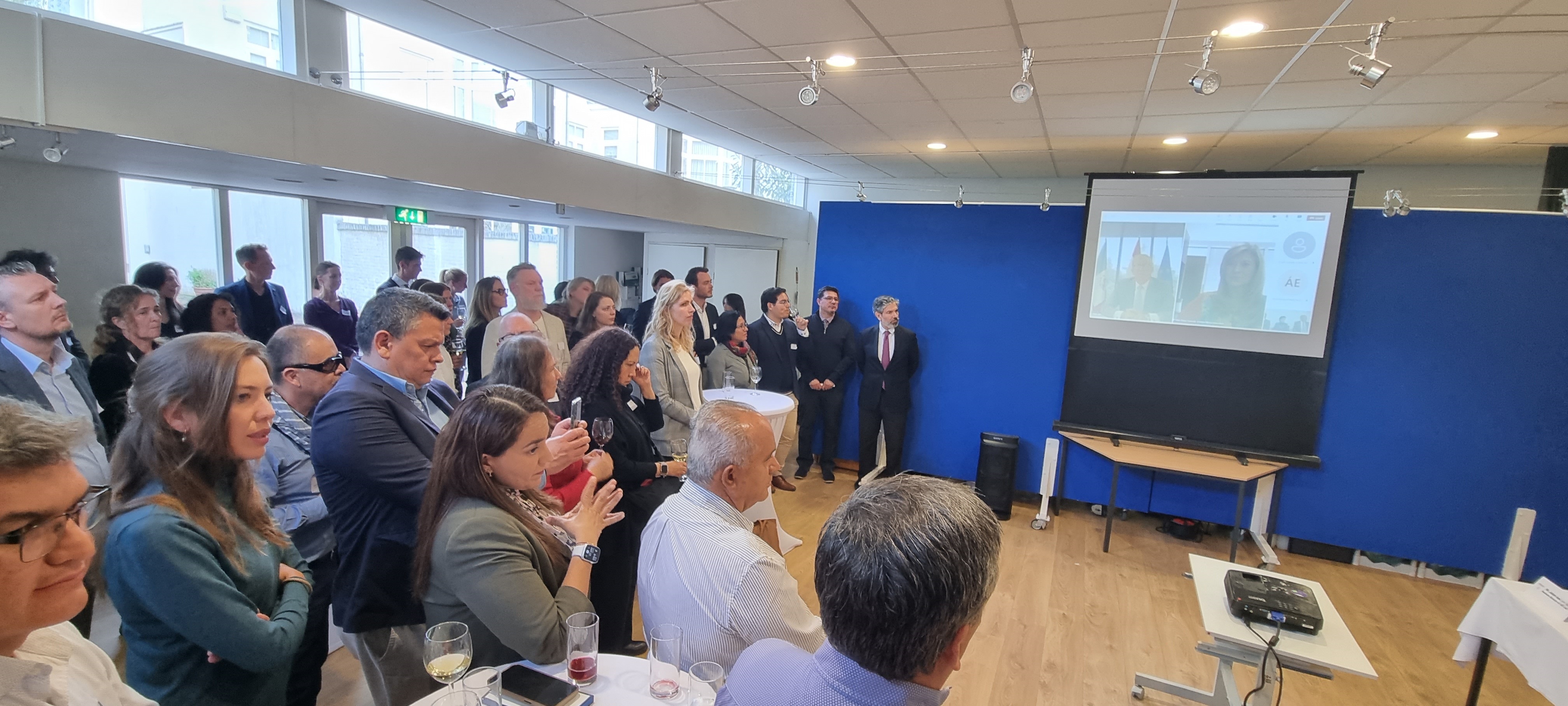 Water Cooperation Mission 2024 - people watching the presentation
