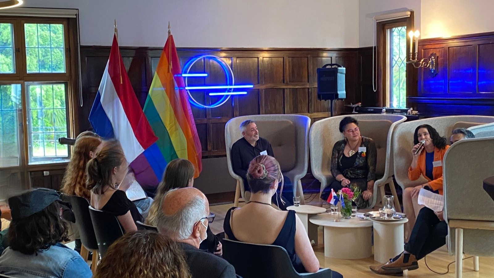 LGBTQI+promotion event residence of ambassador
