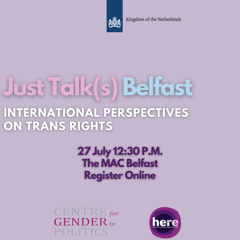poster: Just Talk(s): International Perspectives on Trans Rights