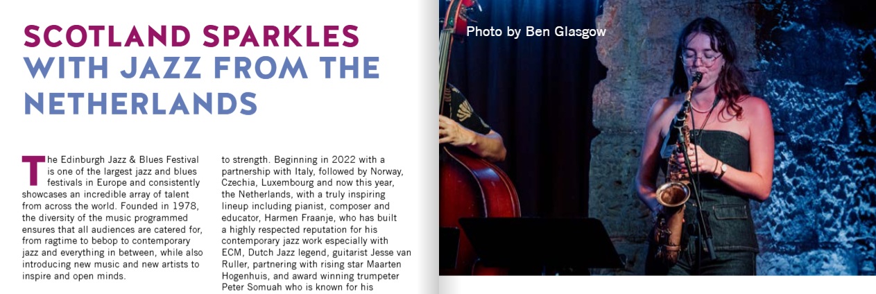 Dutch jazz musicians featured in Women in Jazz Media
