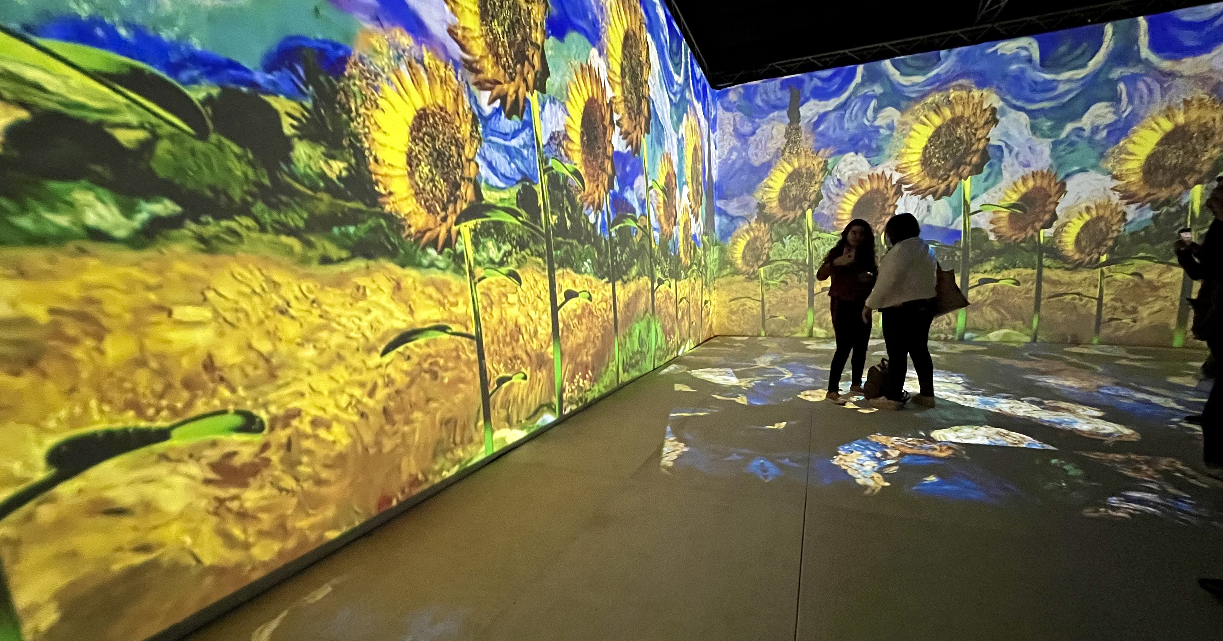 Opening of the Inmmersive Van Gogh exhibit in Caracas.